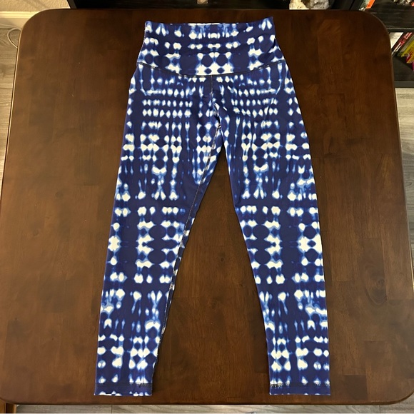 DYI Define Your Inspiration Blue Tie Dye Yoga Pants Leggings Size Small - Picture 3 of 8